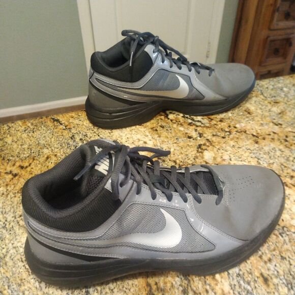 Nike Mens Air Max Overplay VIII Basketball Shoes 643168-003 Gray/Black Sz 11 main image 7